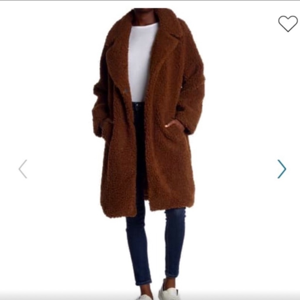 Lucky Brand Chocolate Teddy Jacket